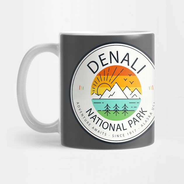 Denali National Park Retro Vintage by roamfree